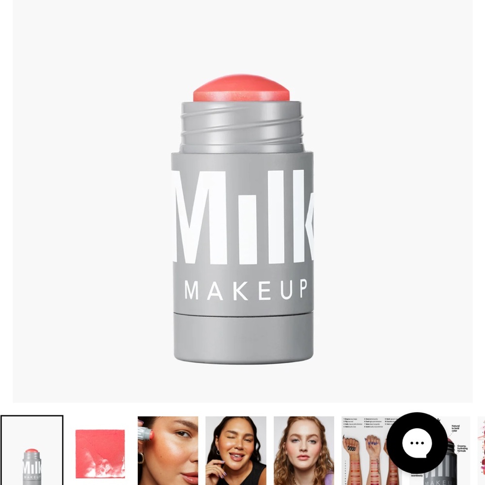 Milk Makeup Lip + Cheek cream blush and lip color in Perk